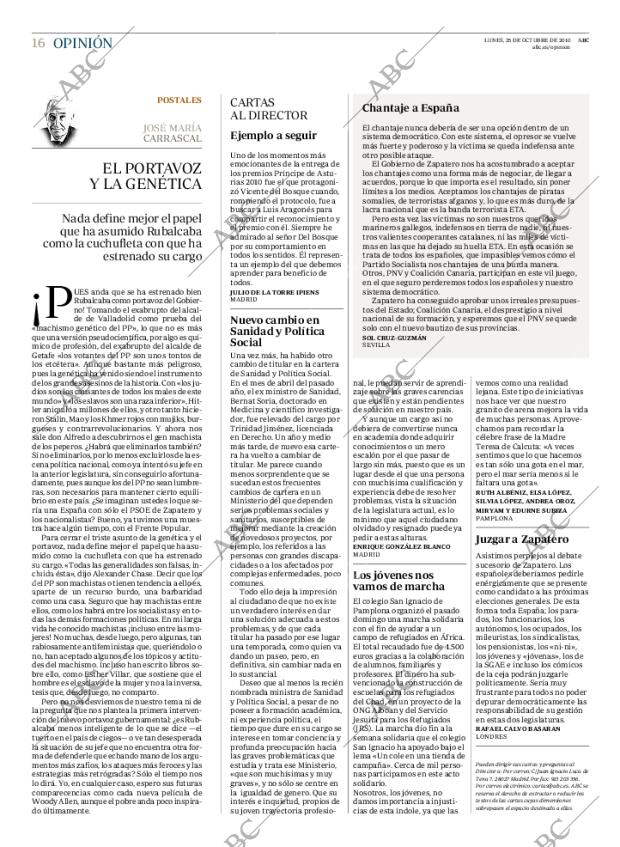 ABC MADRID 25-10-2010 página 16