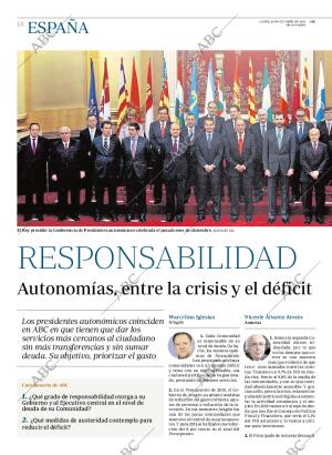 ABC MADRID 25-10-2010 página 18