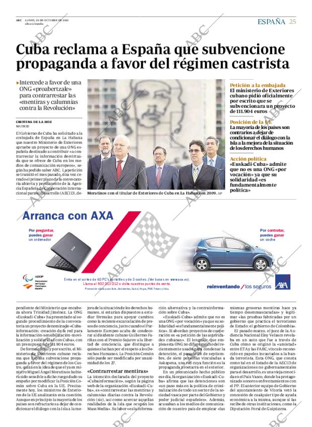 ABC MADRID 25-10-2010 página 25