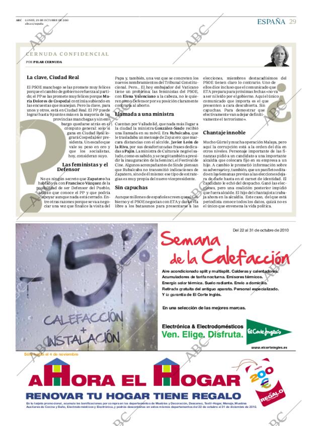 ABC MADRID 25-10-2010 página 29