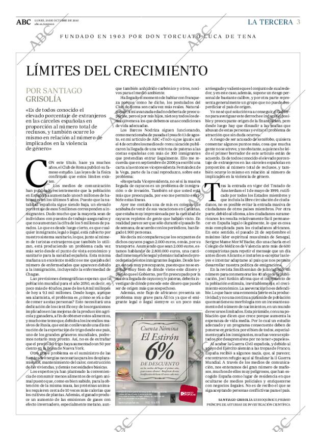 ABC MADRID 25-10-2010 página 3