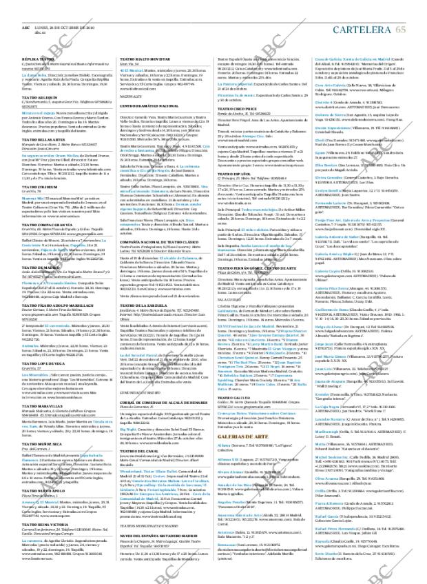 ABC MADRID 25-10-2010 página 65