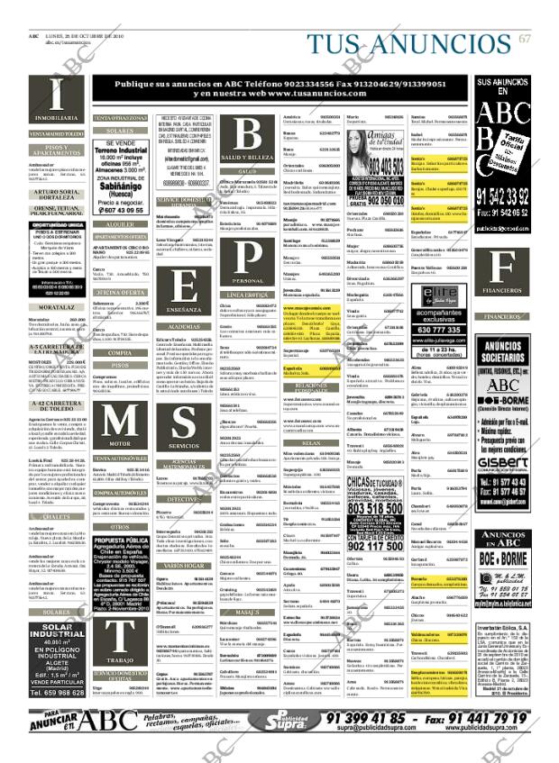ABC MADRID 25-10-2010 página 67