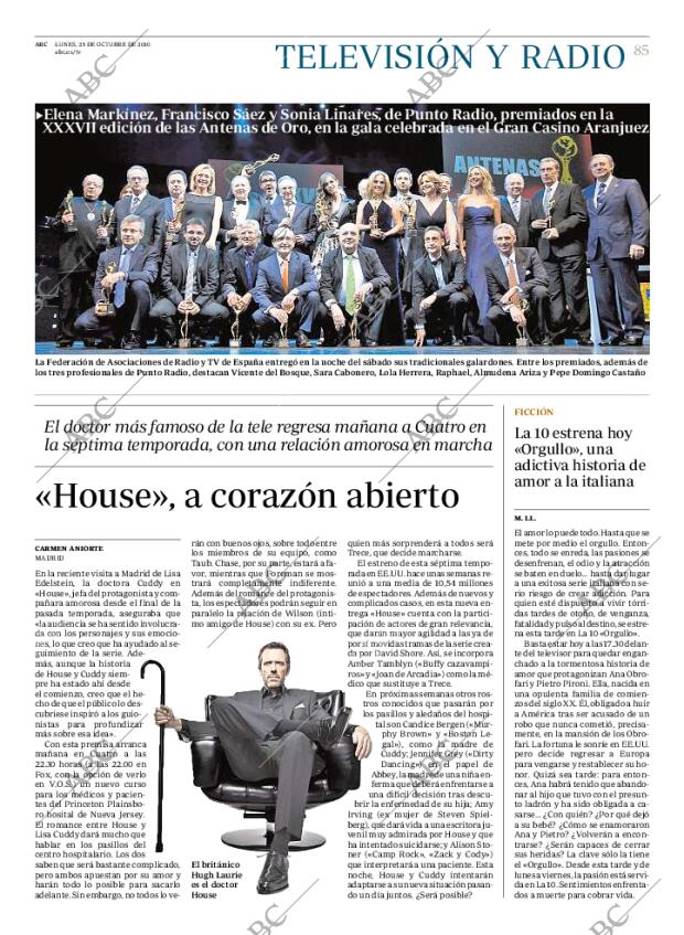 ABC MADRID 25-10-2010 página 85