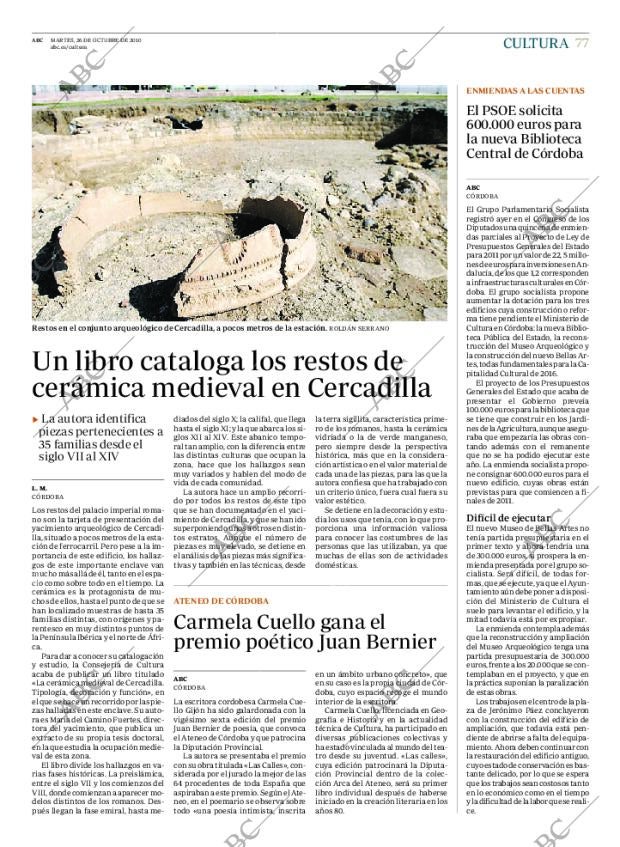 ABC CORDOBA 26-10-2010 página 77