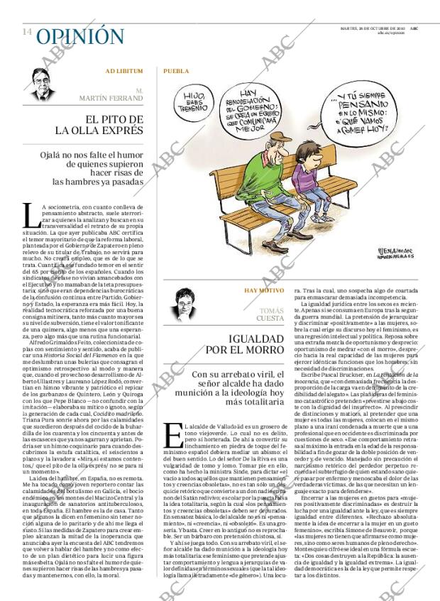 ABC MADRID 26-10-2010 página 14