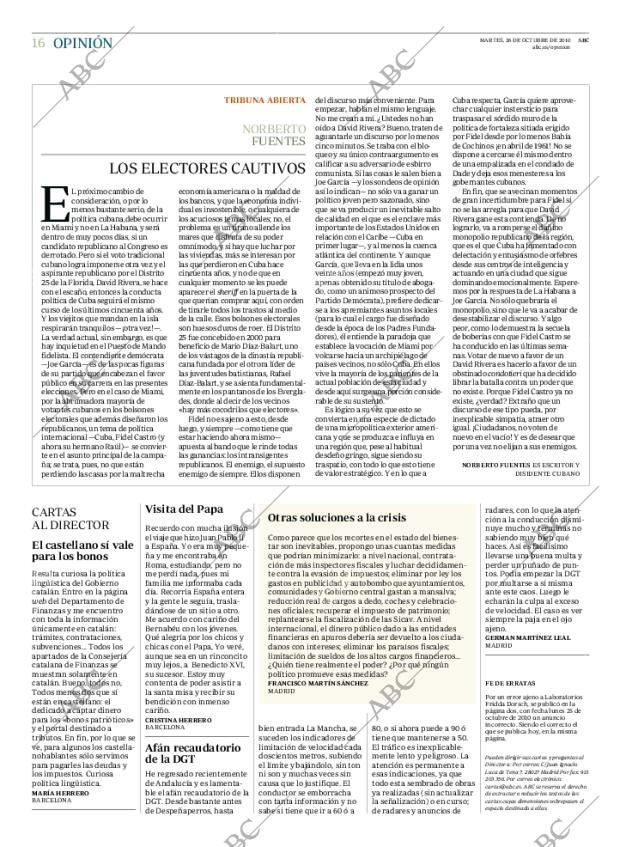 ABC MADRID 26-10-2010 página 16