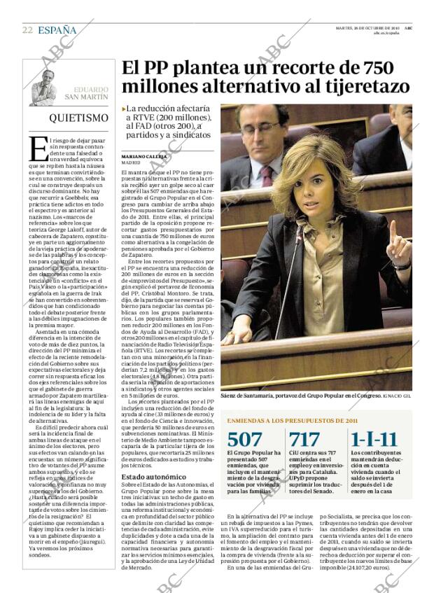 ABC MADRID 26-10-2010 página 22