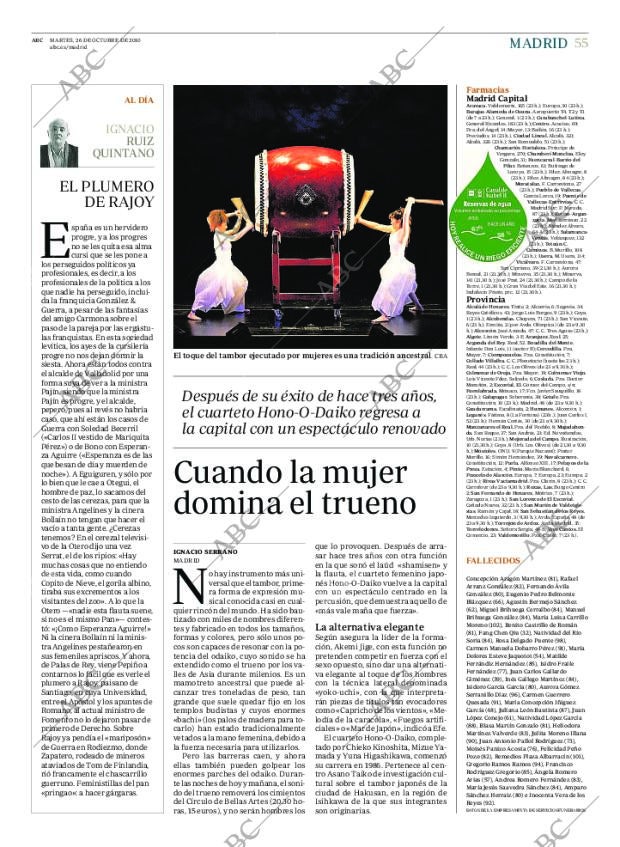 ABC MADRID 26-10-2010 página 55