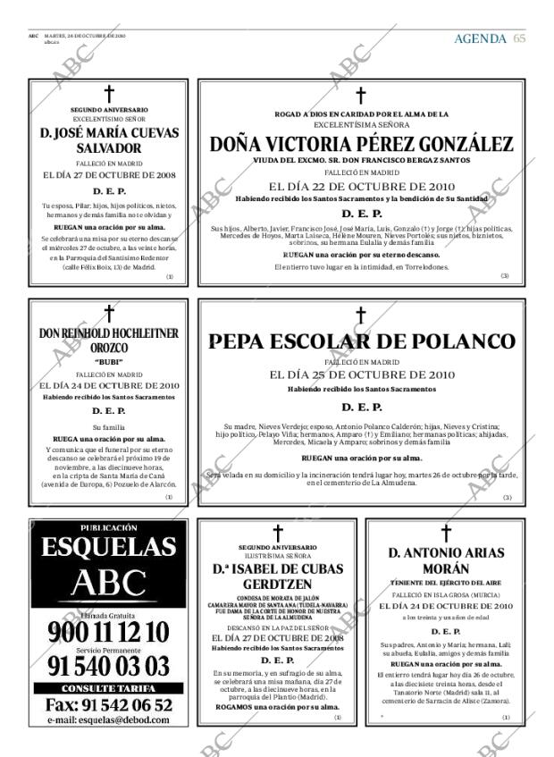 ABC MADRID 26-10-2010 página 65
