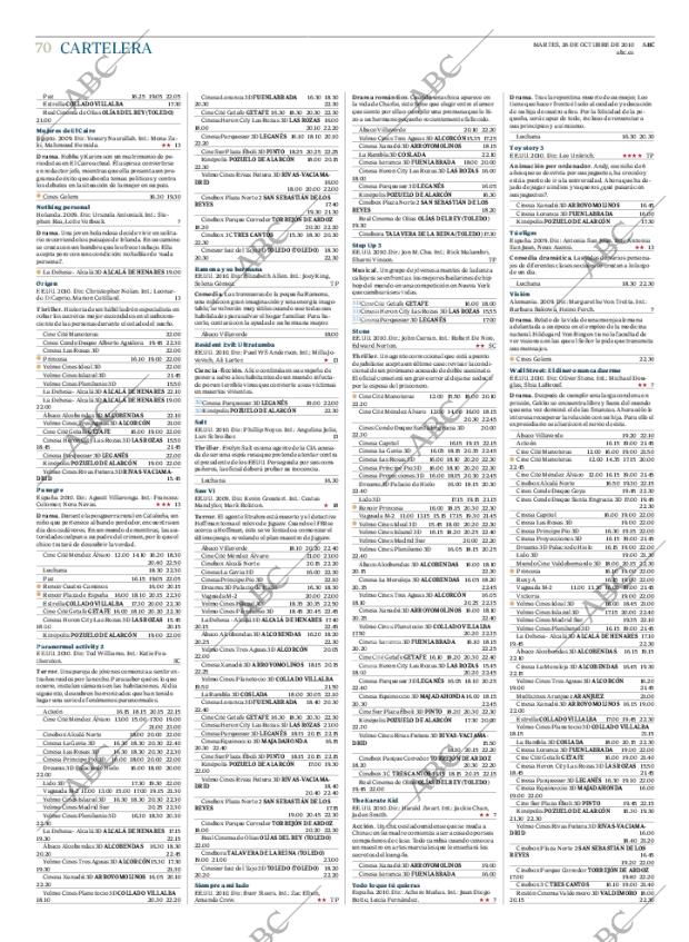 ABC MADRID 26-10-2010 página 70