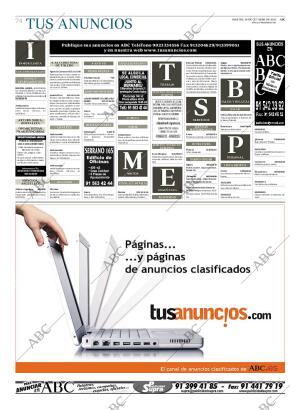 ABC MADRID 26-10-2010 página 74