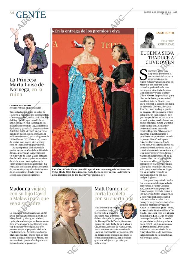 ABC MADRID 26-10-2010 página 84