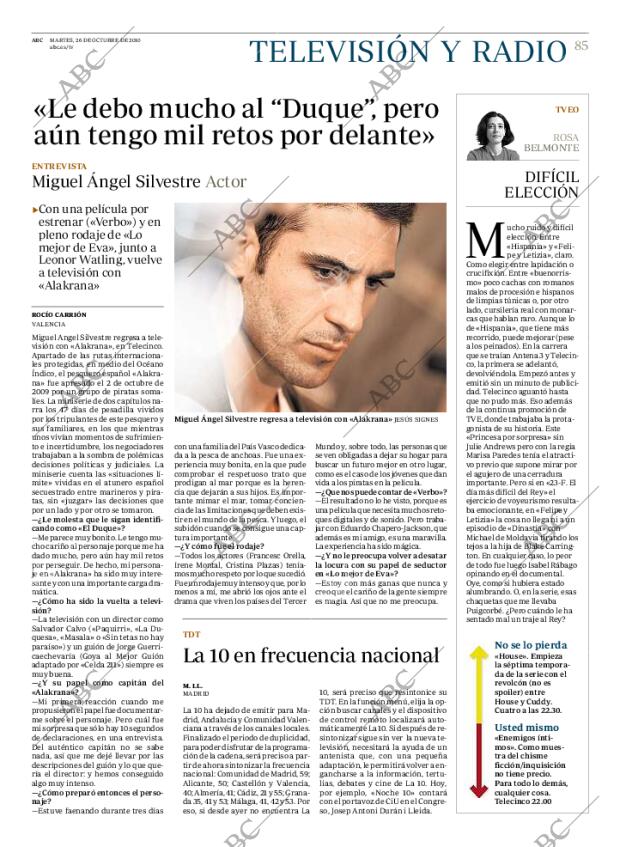 ABC MADRID 26-10-2010 página 85