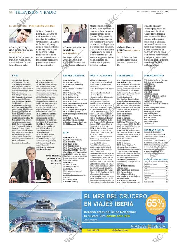 ABC MADRID 26-10-2010 página 86
