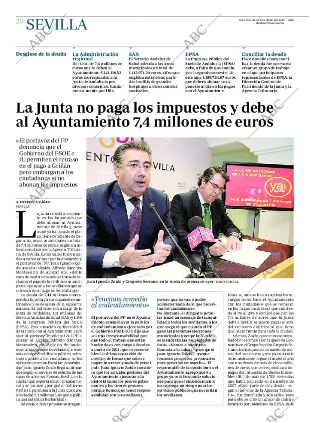 ABC SEVILLA 26-10-2010 página 20