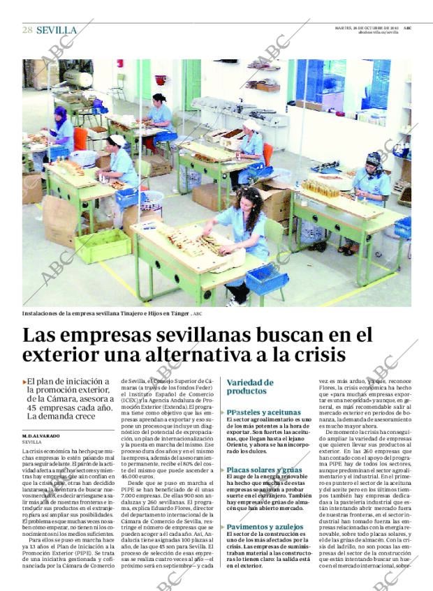 ABC SEVILLA 26-10-2010 página 28