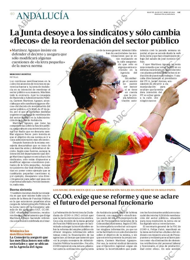 ABC SEVILLA 26-10-2010 página 40