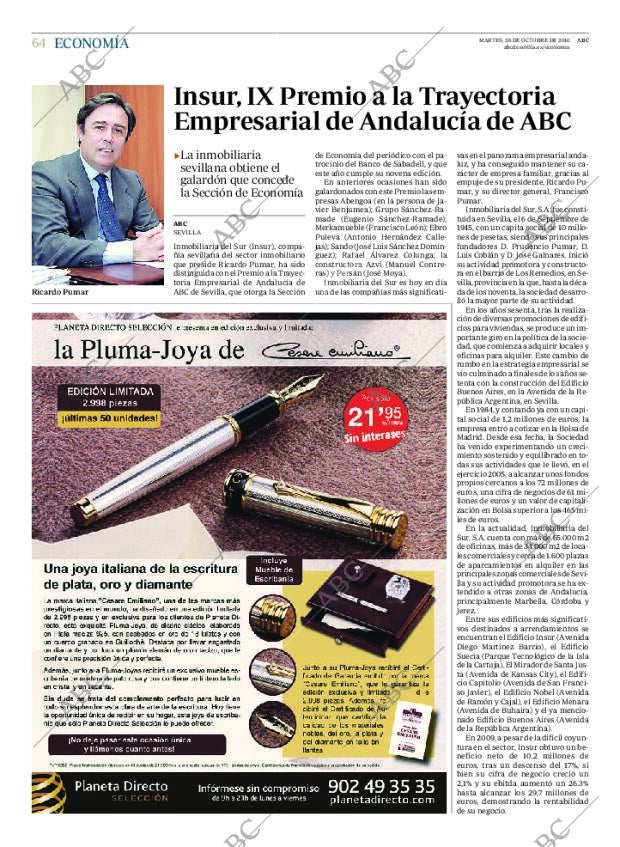 ABC SEVILLA 26-10-2010 página 64