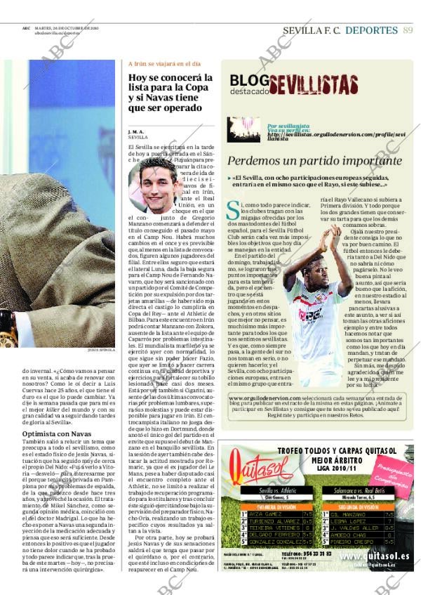 ABC SEVILLA 26-10-2010 página 89