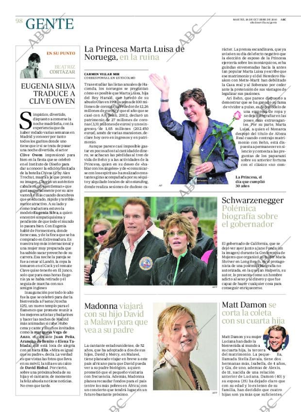 ABC SEVILLA 26-10-2010 página 98