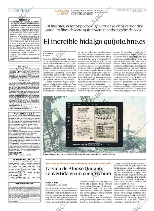 ABC CORDOBA 27-10-2010 página 74