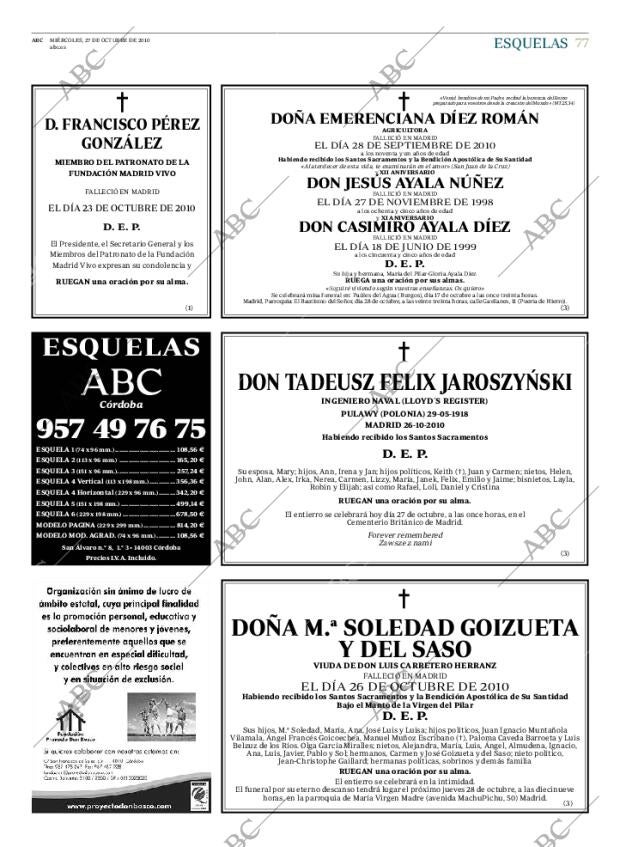 ABC CORDOBA 27-10-2010 página 77
