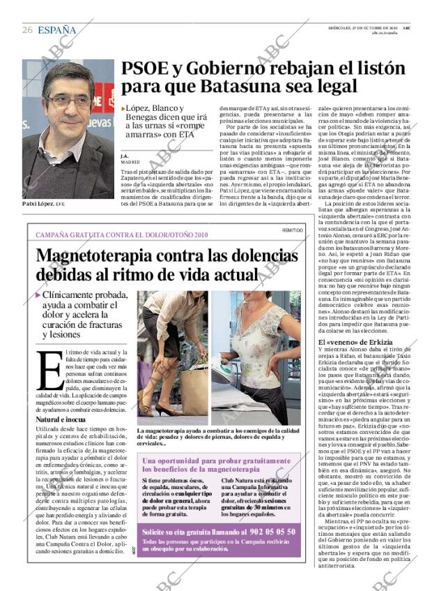 ABC MADRID 27-10-2010 página 26