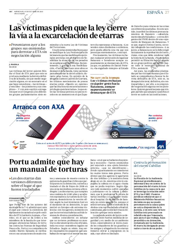 ABC MADRID 27-10-2010 página 27