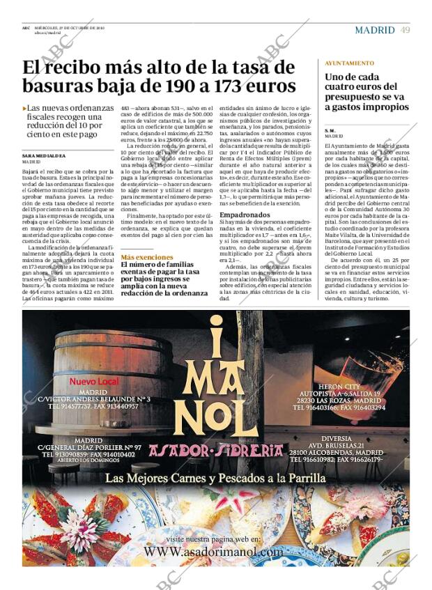 ABC MADRID 27-10-2010 página 49
