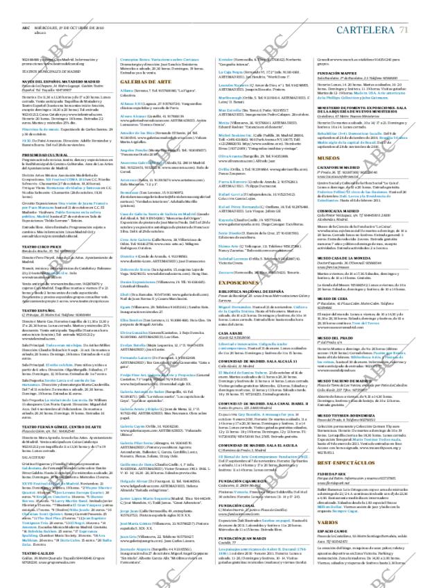 ABC MADRID 27-10-2010 página 71