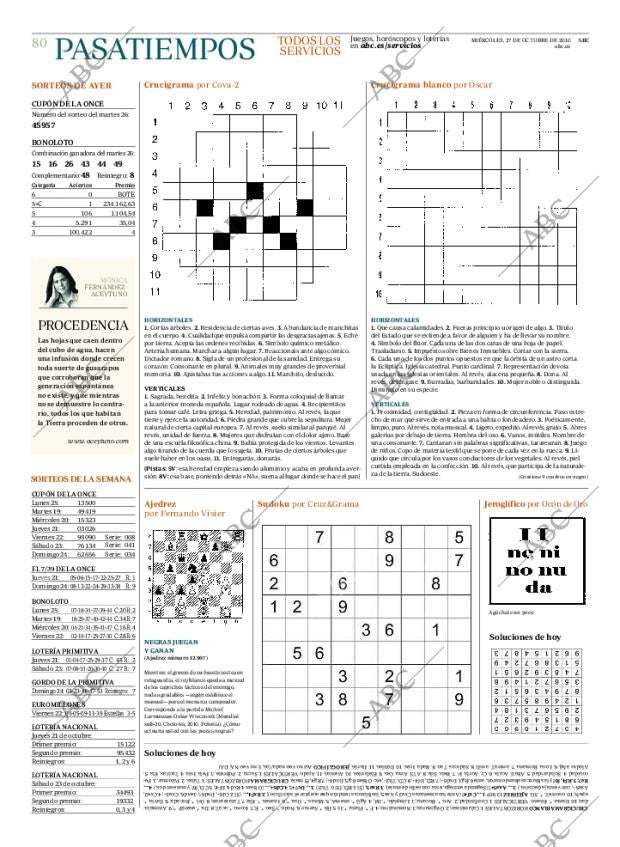ABC MADRID 27-10-2010 página 80