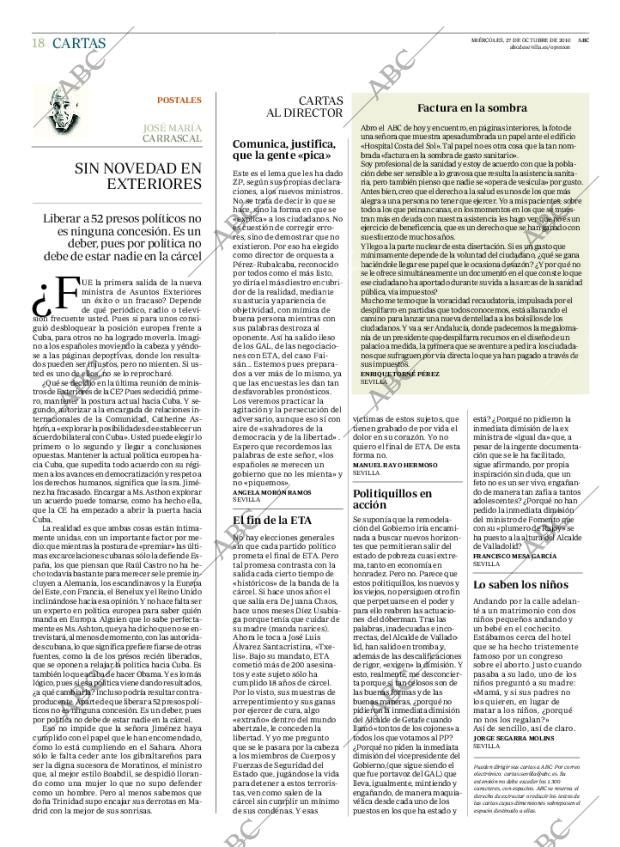 ABC SEVILLA 27-10-2010 página 18
