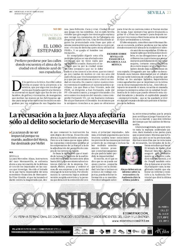 ABC SEVILLA 27-10-2010 página 23