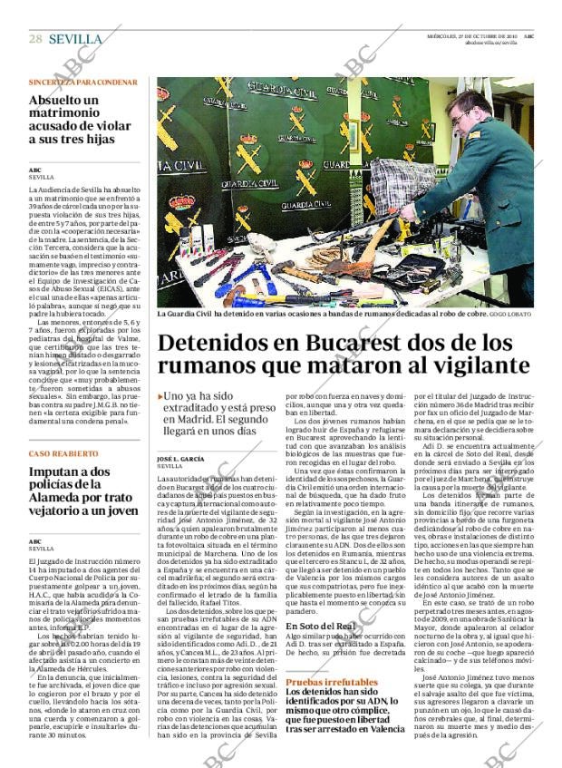 ABC SEVILLA 27-10-2010 página 28