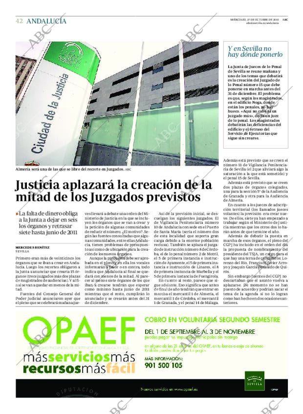 ABC SEVILLA 27-10-2010 página 42