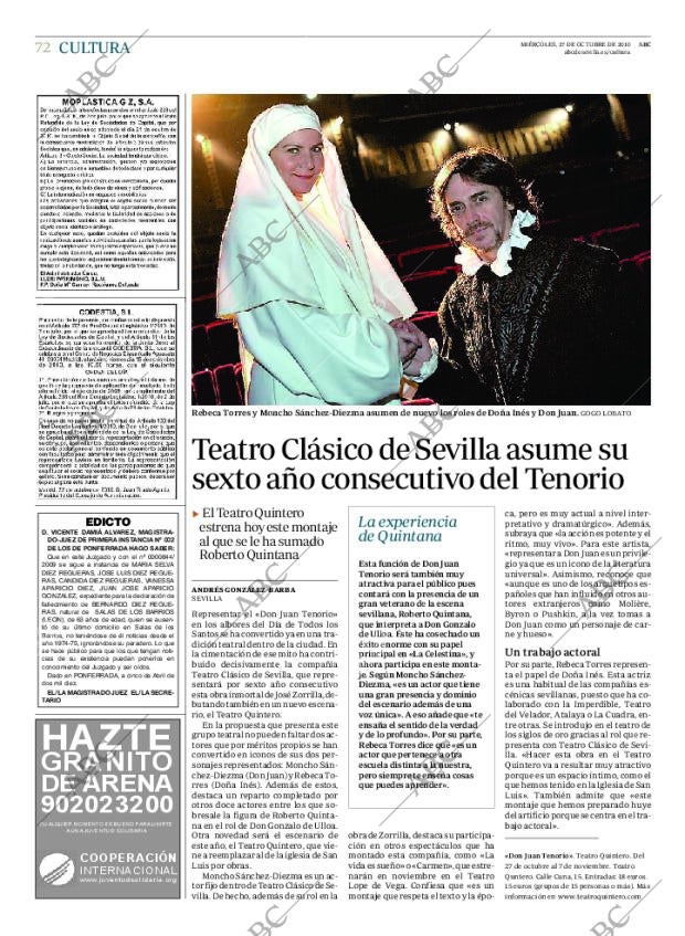 ABC SEVILLA 27-10-2010 página 72