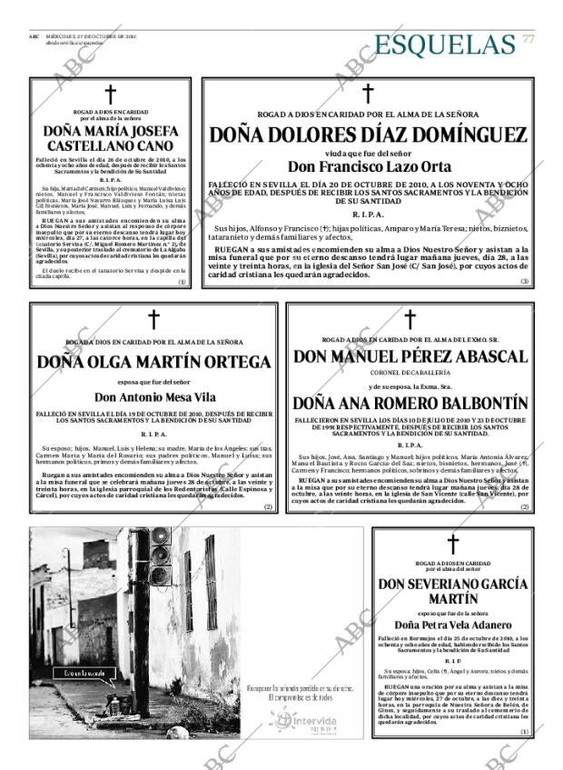 ABC SEVILLA 27-10-2010 página 77