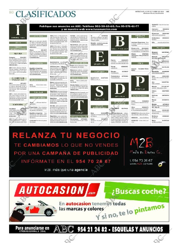 ABC SEVILLA 27-10-2010 página 80