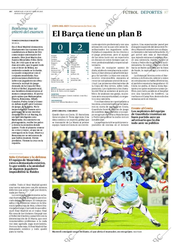 ABC SEVILLA 27-10-2010 página 87