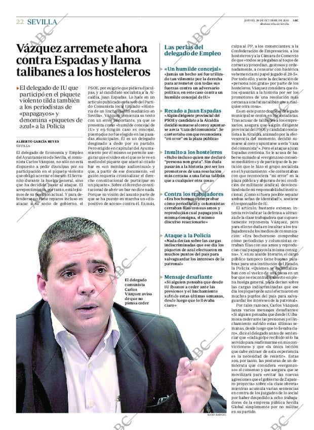 ABC SEVILLA 28-10-2010 página 22