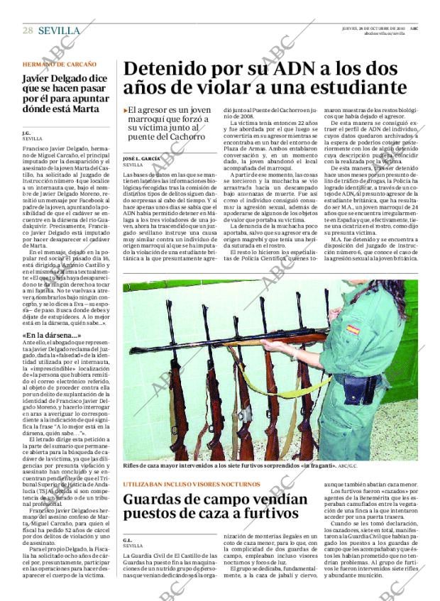 ABC SEVILLA 28-10-2010 página 28