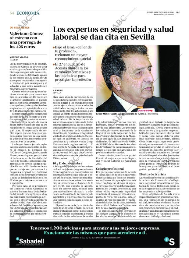 ABC SEVILLA 28-10-2010 página 64