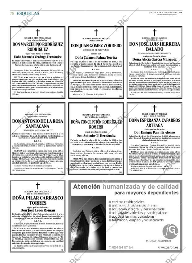 ABC SEVILLA 28-10-2010 página 78