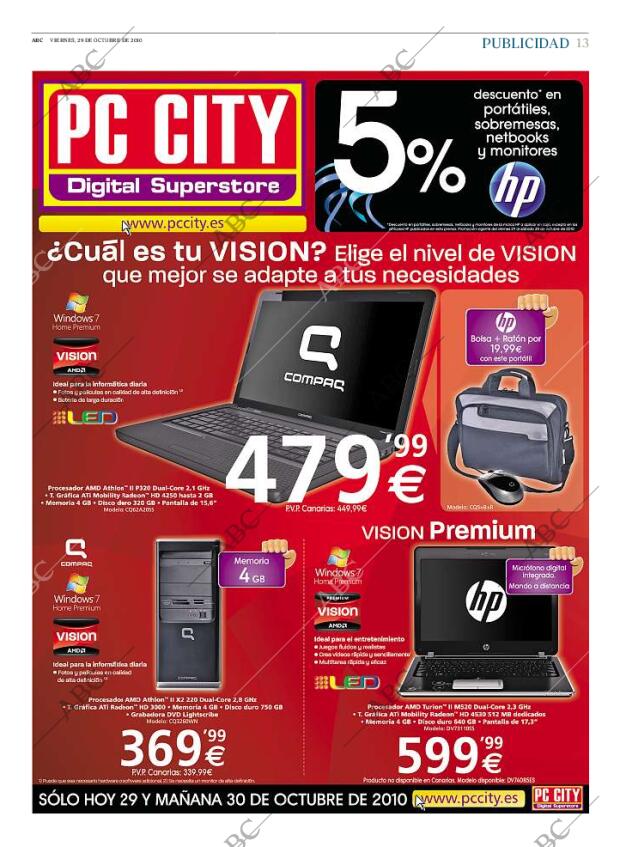 ABC MADRID 29-10-2010 página 13