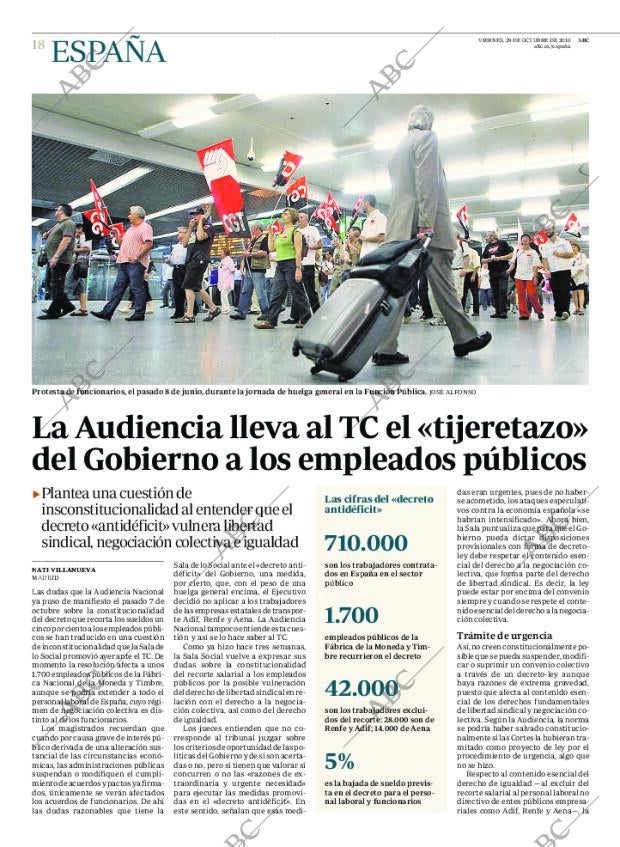 ABC MADRID 29-10-2010 página 18