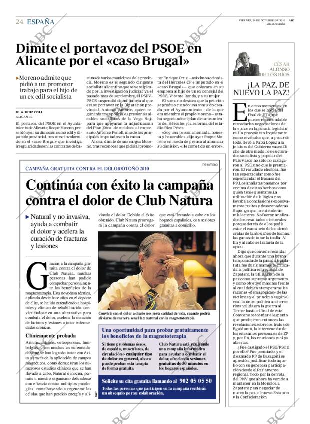 ABC MADRID 29-10-2010 página 24