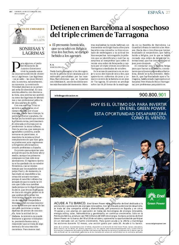 ABC MADRID 29-10-2010 página 27