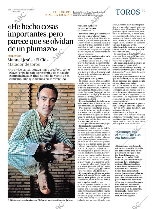 ABC MADRID 29-10-2010 página 69