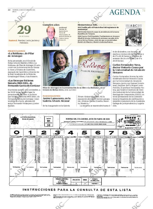 ABC MADRID 29-10-2010 página 71